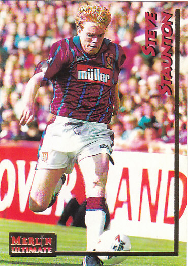Steve Staunton Aston Villa 1995/96 Merlin Ultimate #16